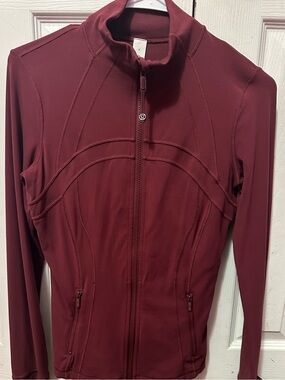 lululemon athletica Women's Deep Maroon Full-Zip Utility Jacket